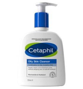 Cetaphil Oily Skin Cleanser – Face Wash for Combination to Oily Sensitive Skin 236ml