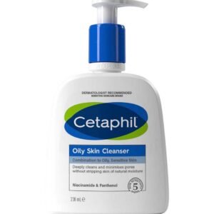 Cetaphil Oily Skin Cleanser – Face Wash for Combination to Oily Sensitive Skin 236ml