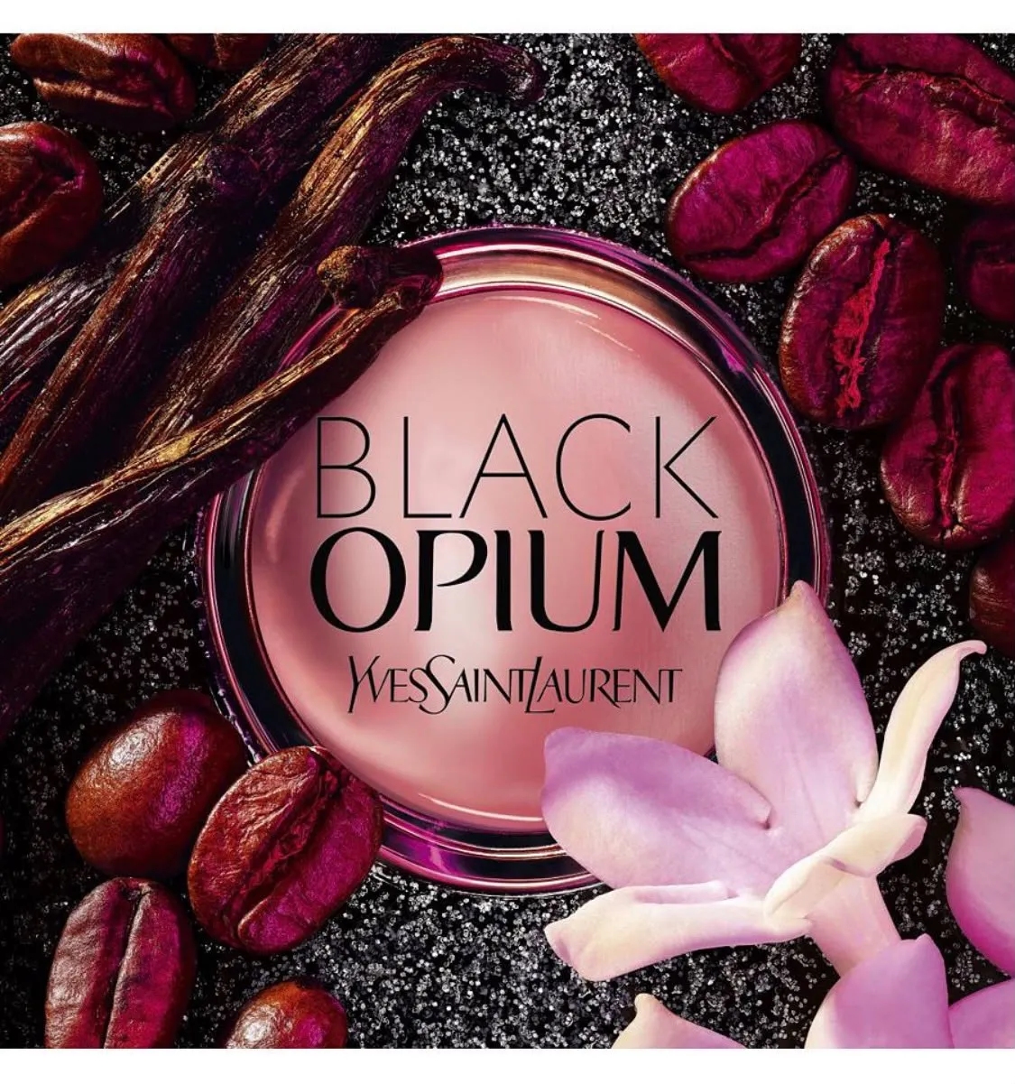 YSL Black Opium Eau de Parfum, Ambery Floral Fragrance for Her with Coffee and Vanilla 30ml - Image 2